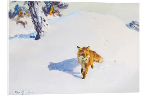 Gallery Print Fuchs in der Winterlandschaft I