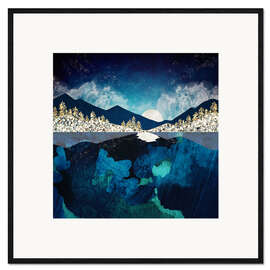 Ingelijste kunstdruk Midnight Water