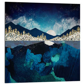 Magnettafel Mitternachtswasser