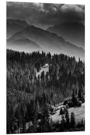 Foam board print Mountain hut in the Tatra Mountains