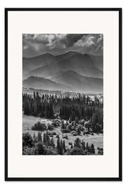 Gerahmter Kunstdruck Giewont im Tatra-Gebirge