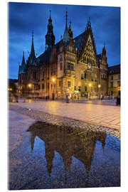 Acrylic print Wroclaw City Hall