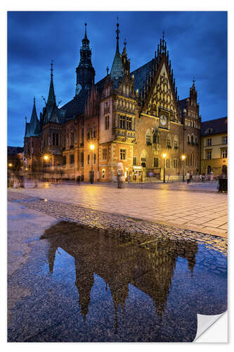 Wall sticker Wroclaw City Hall