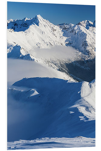 Foam board print Snow in the Tatra Mountains