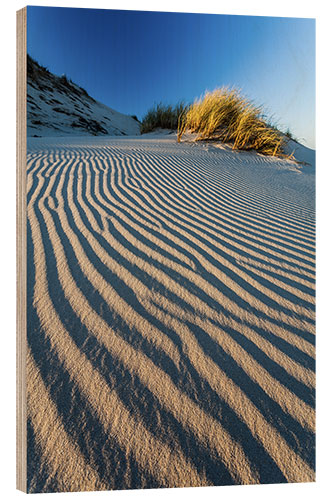 Holzbild Dünen-Muster, Slowinzischer Nationalpark