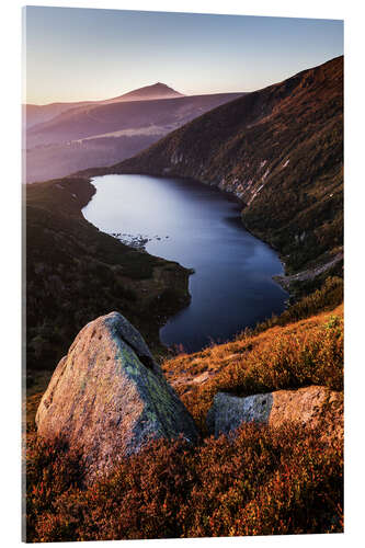 Acrylic print Wielki Staw, Krkonoše mountains