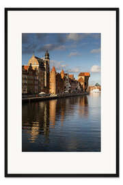 Gerahmter Kunstdruck Danziger Rechtstadt
