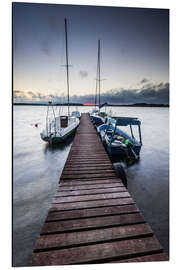 Alumiinitaulu Quiet jetty in Mazury