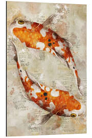 Magnettafel Koi-Fische