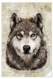 Wall sticker Wolf