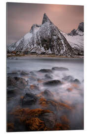 Gallery Print Sonnenuntergang am Ersfjord auf der Insel Senja