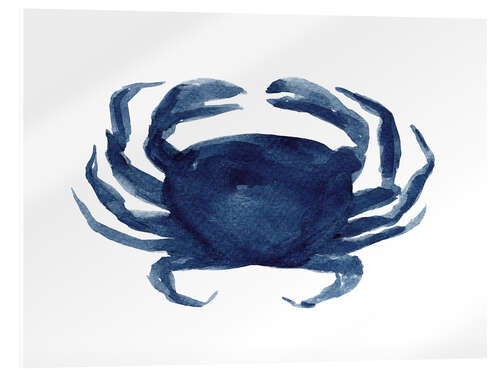 Acrylglas print Crab - silhouette