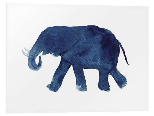 Foam board print Elephant silhouette