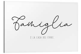 Magnettafel Familie (Italienisch)
