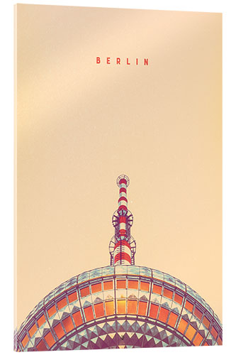 Acrylglas print Berlin TV Tower II