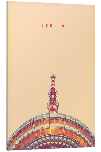 Stampa su alluminio Torre della televisione di Berlino II