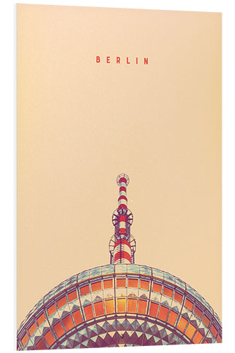 Foam board print Berlin TV Tower II