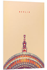 Foam board print Berlin TV Tower II