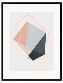 Gerahmter Kunstdruck Silent PL 01