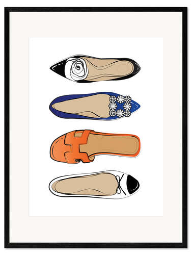 Impresión de arte enmarcada Zapatos de lujo
