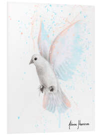 Foam board print Peace Dove