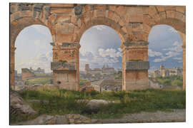 Magnettafel Blick durch drei Bögen vom Kolosseum