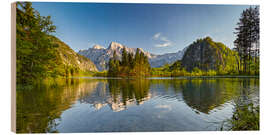 Tableau en bois Almsee d&#039;été