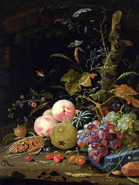 Magnettafel Stilleben eines Waldbodens