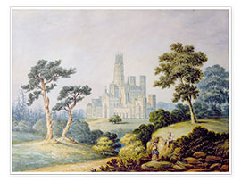 Obraz  Fonthill Abbey - Francis Danby