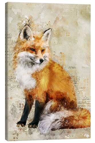 Canvas print Fox