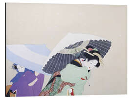 Magnettafel Große Schneeflocken