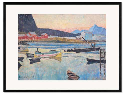 Gerahmter Kunstdruck Nordland