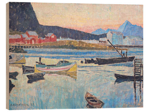 Wood print Nordland