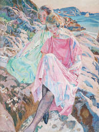 Magnettafel Zwei Schwestern