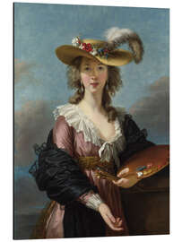 Magnettafel Selbstbildnis mit Strohhut