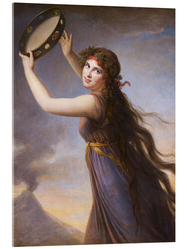 Acrylglasbild Lady Hamilton als Ariadne