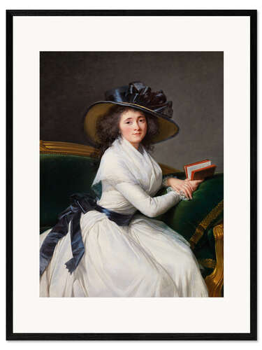 Framed art print Countess de la Châtre