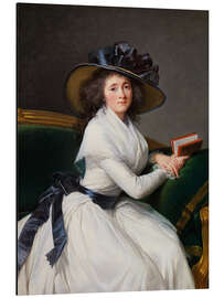 Magnettafel Porträt der Gräfin von la Châtre