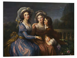 Magnettafel Marquise de Pezay und die Marquise de Rougé mit Alexis und Adrien