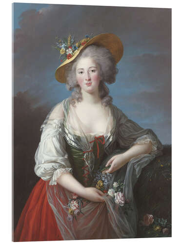 Acrylic print Elisabeth-Philippe-Marie-Hélène de France