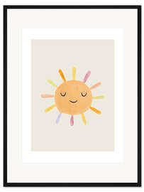 Gerahmter Kunstdruck Sonnenschein