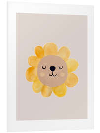 Foam board print Lion flower