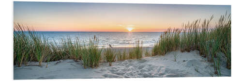 Foam board print Sunset at the Beach