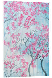 Foam board print Cherry tree love