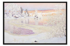 Gerahmter Kunstdruck Gefroren