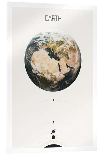 Akryylilasitaulu Earth