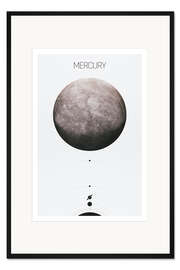Gerahmter Kunstdruck Merkur I