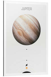 Aluminium print Jupiter