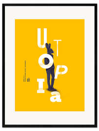 Framed art print Utopia