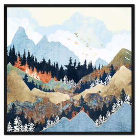 Gerahmter Kunstdruck Frühlingsflug